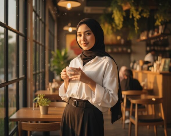 OOTD Bukber Hijab Anti Ribet cr