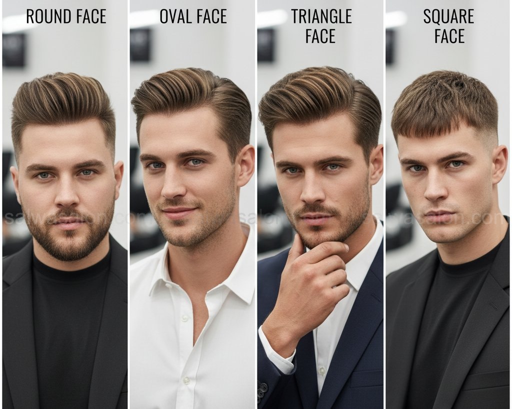 Rambut pria sesuao bentuk wajah tn1