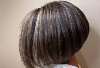 Gaya Rambut Bob Nungging
