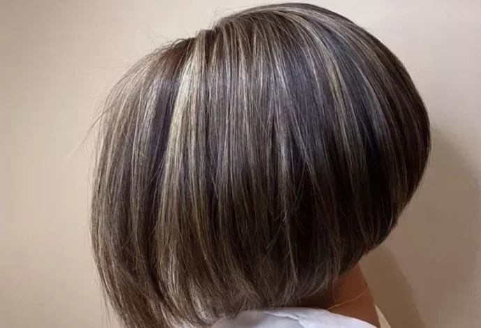 Gaya Rambut Bob Nungging