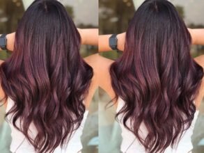Burgundy Brown Hair