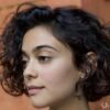 Curly Ear Length Hair