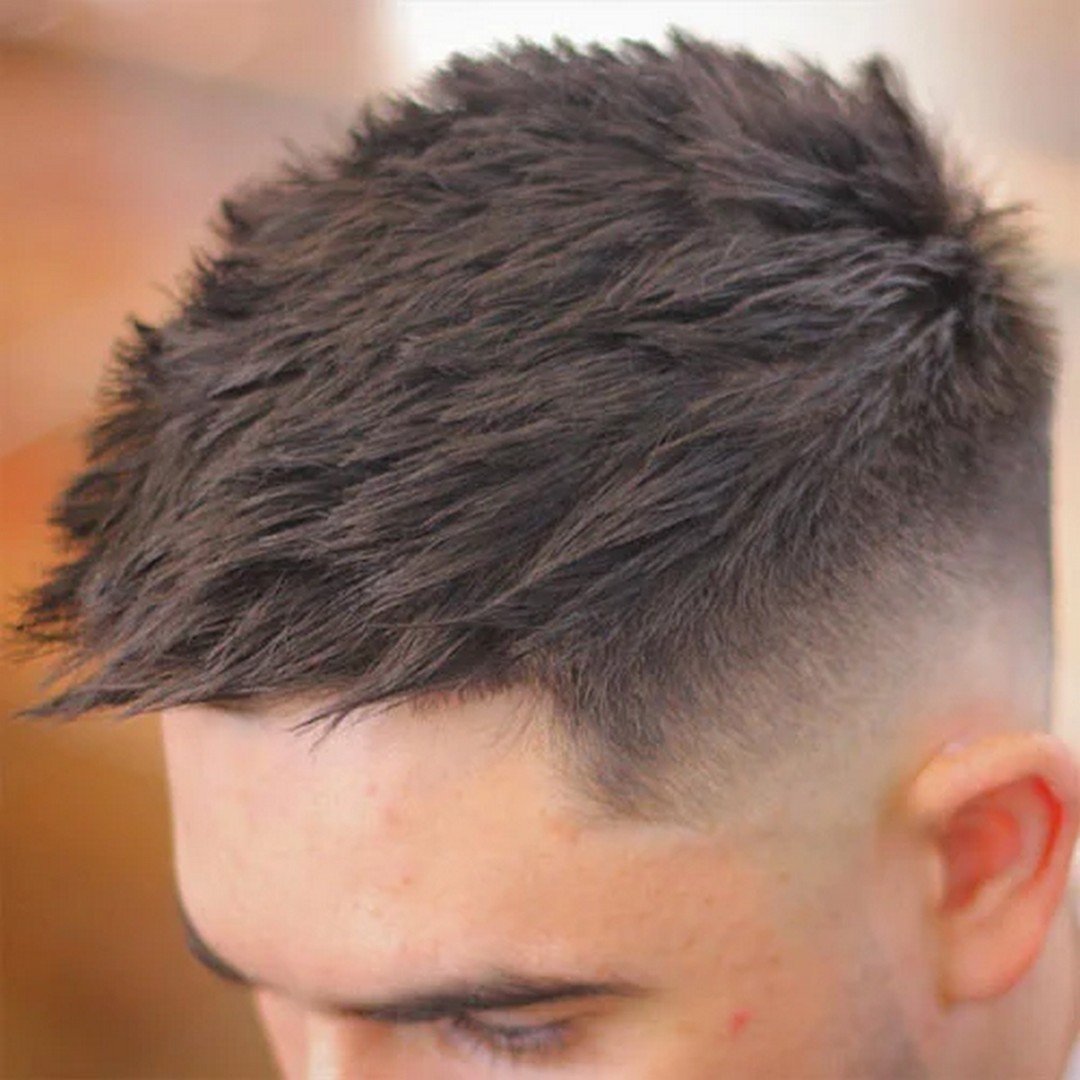 Short Spiky Hair Fade