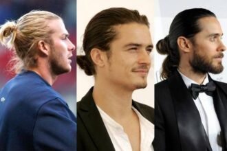 Celebrity Man Bun Hair Style