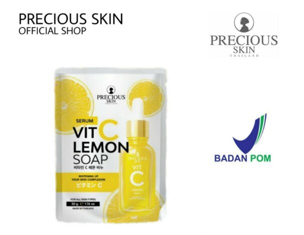 Precious Skin Thailand Serum Vitamin C Lemon Body And Face Whitening Soap