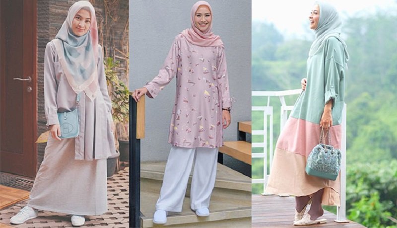 Jakarta Fashion Week 2024 Hijab Warna Pastel