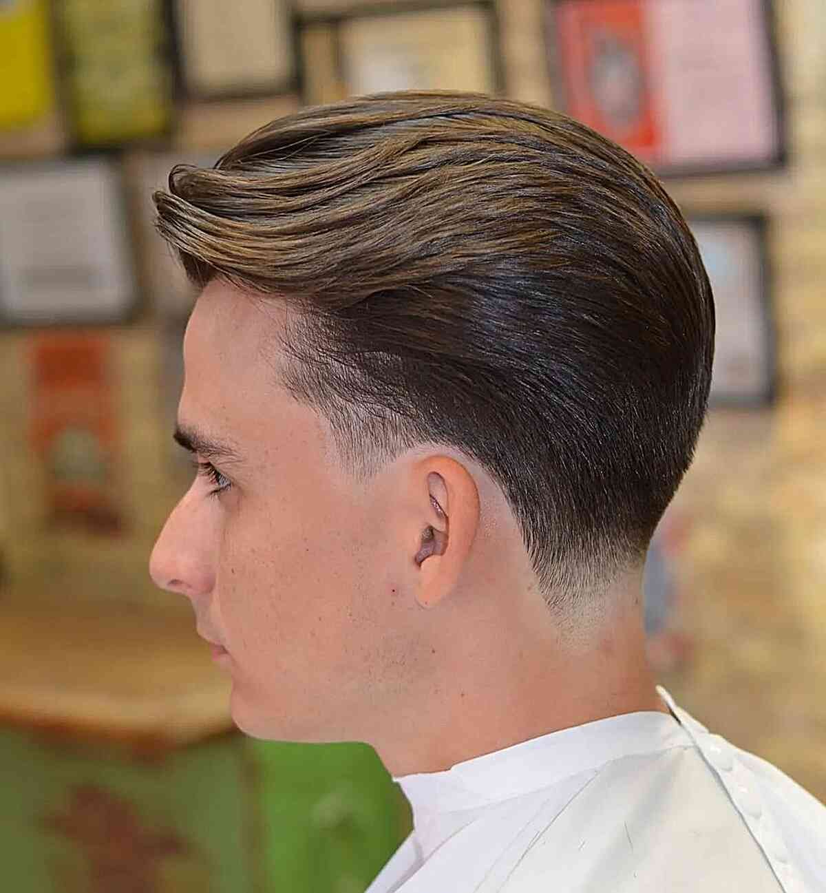 Classic Taper Fade Haircut For Interview