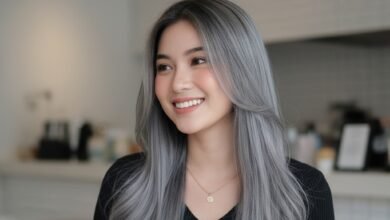 Inspirasi Gaya Rambut Ash Grey 1 cr