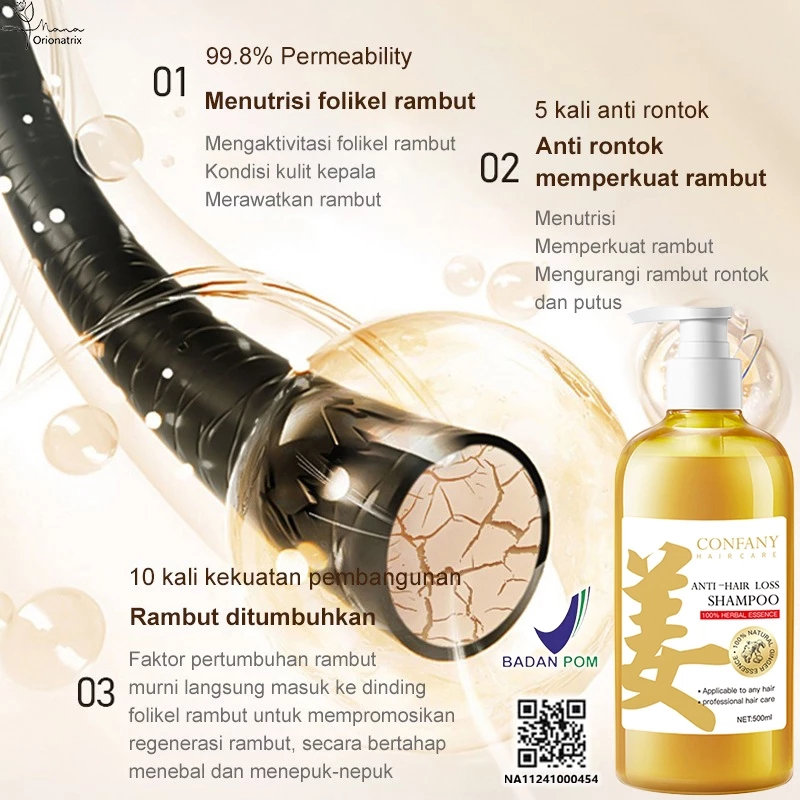 Orionatrix shampoo penumbuh rambut cepat