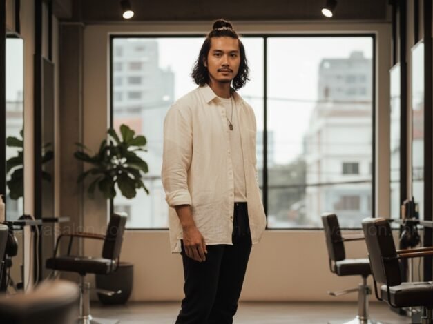 Percaya Diri dengan Rambut Gondrong Tanggung 1 tn