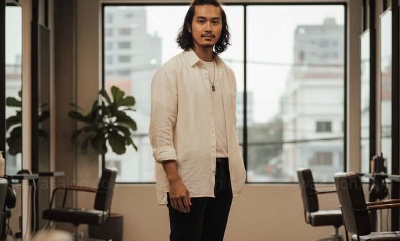 Percaya Diri dengan Rambut Gondrong Tanggung 1 tn