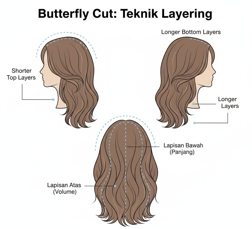 Tren Gaya Rambut Viral 2 cr