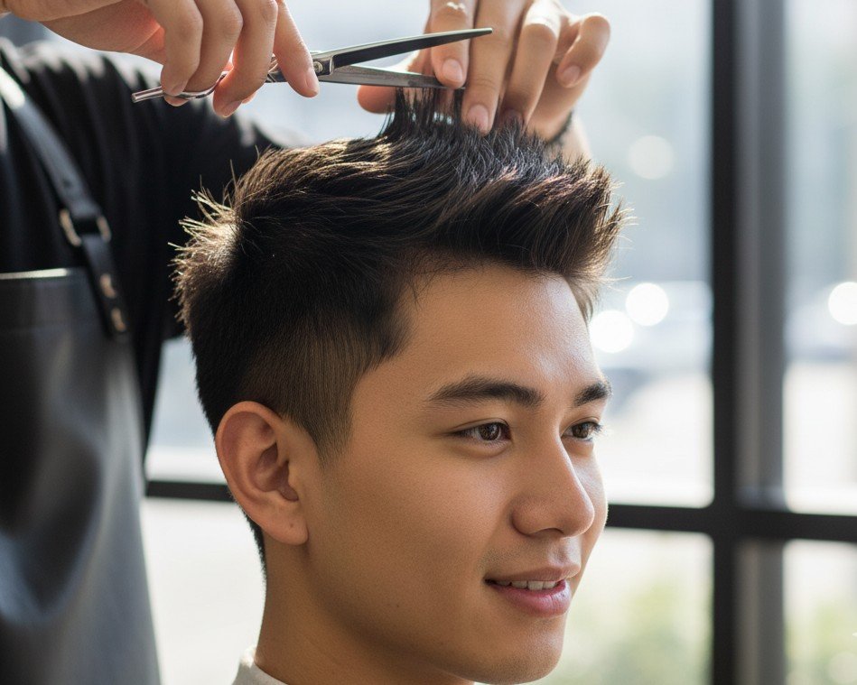Model rambut pria kurus tirus 2 cr