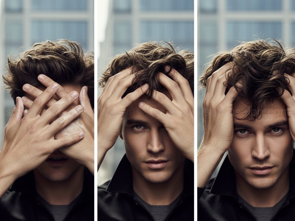 Gaya Rambut Messy Pria 3 tn