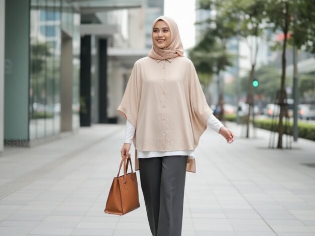 Kemeja Lengan Balon 1 tn