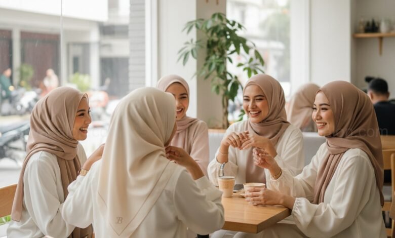 Hijab segi empat buttonscarves 1 cr