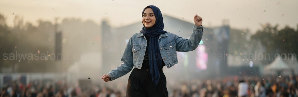 7 Ide OOTD Konser Hijab Anti Gerah 2 cr1 tn1