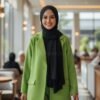 Ootd hijau stabilo tn1