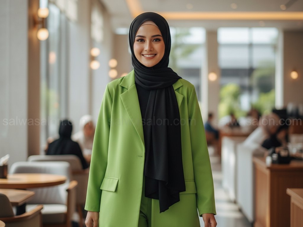 Ootd hijau stabilo tn1