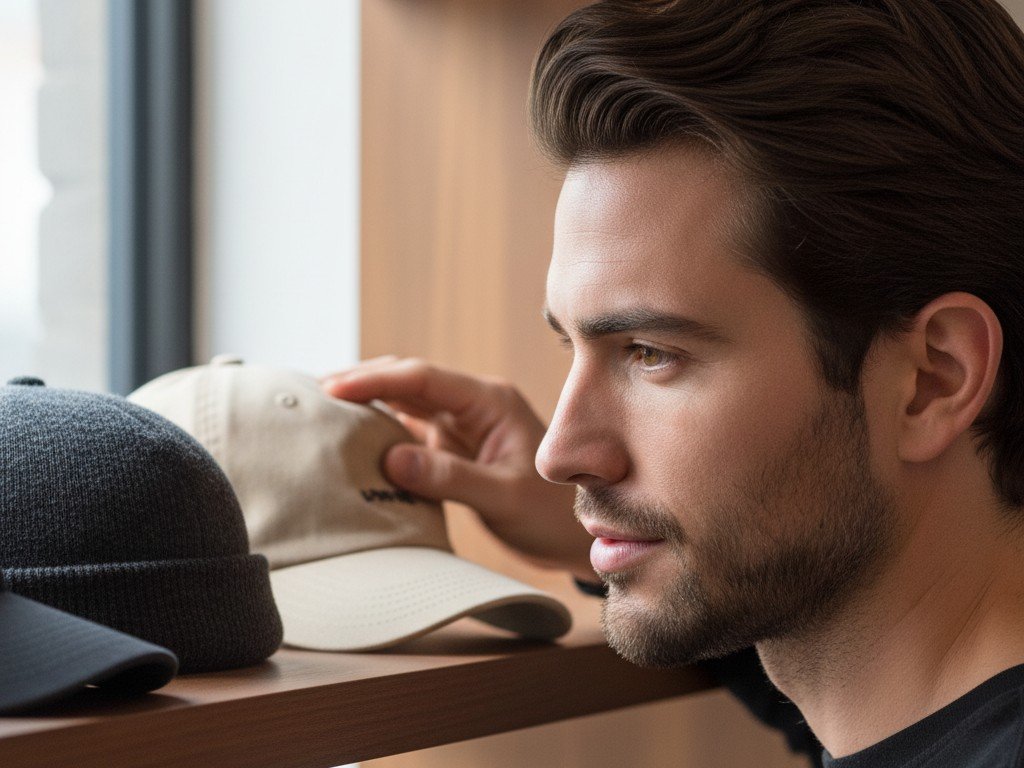 Merawat Rambut Pria Pengguna Topi 3 cr