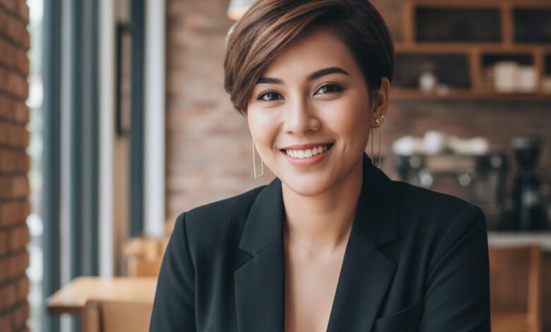 Model rambut pendek wanita 3 cr