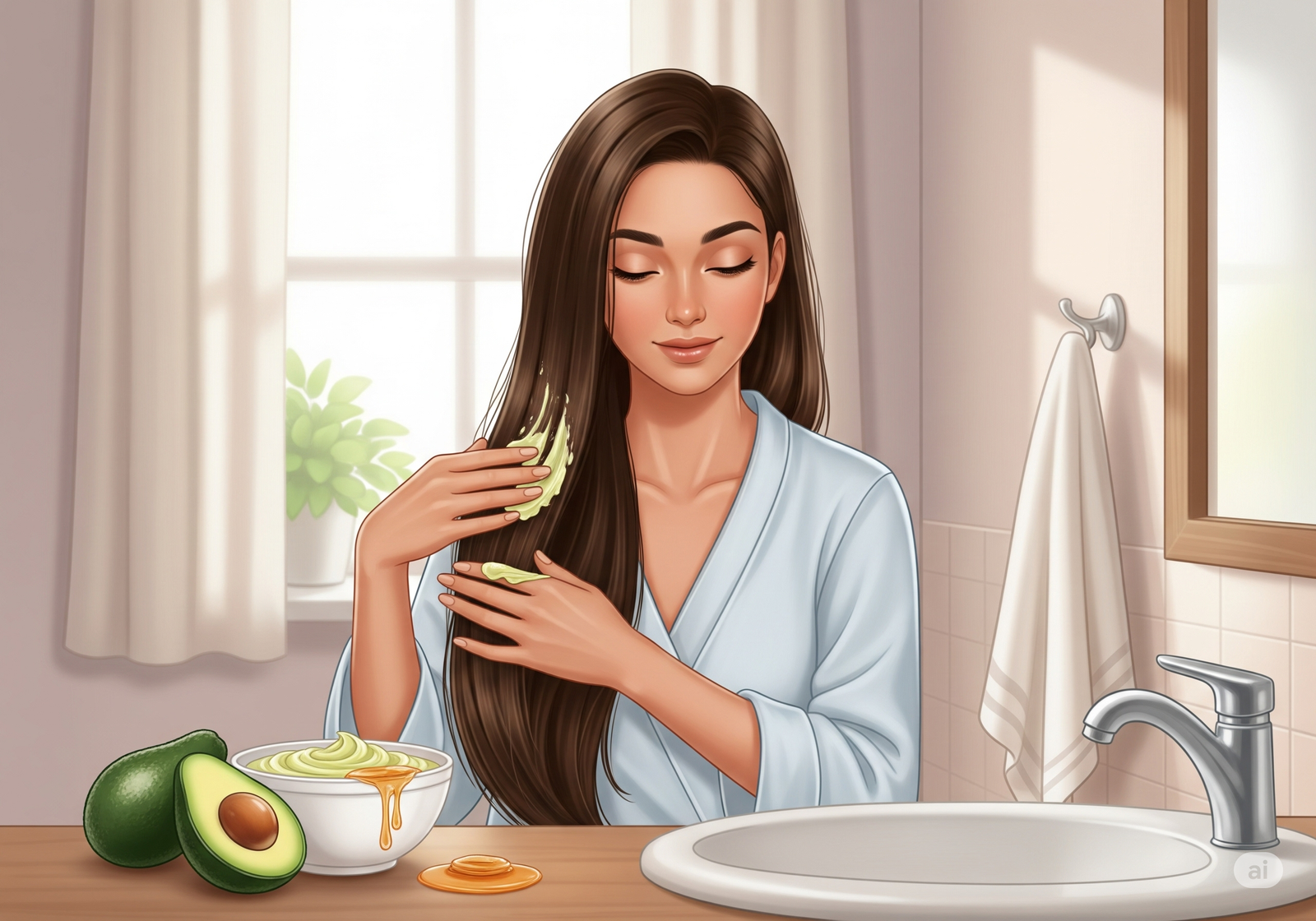 Cara Merawat Rambut Kering dan Bercabang di Rumah - image 1