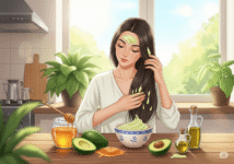 Diy masker rambut alami untuk rambut lebih berkilau.png
