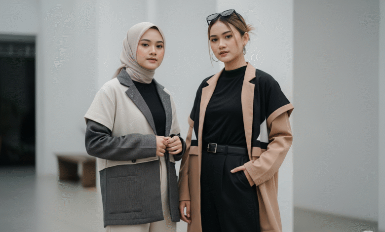 Memadukan outerwear dengan hijab dan non hijab.png