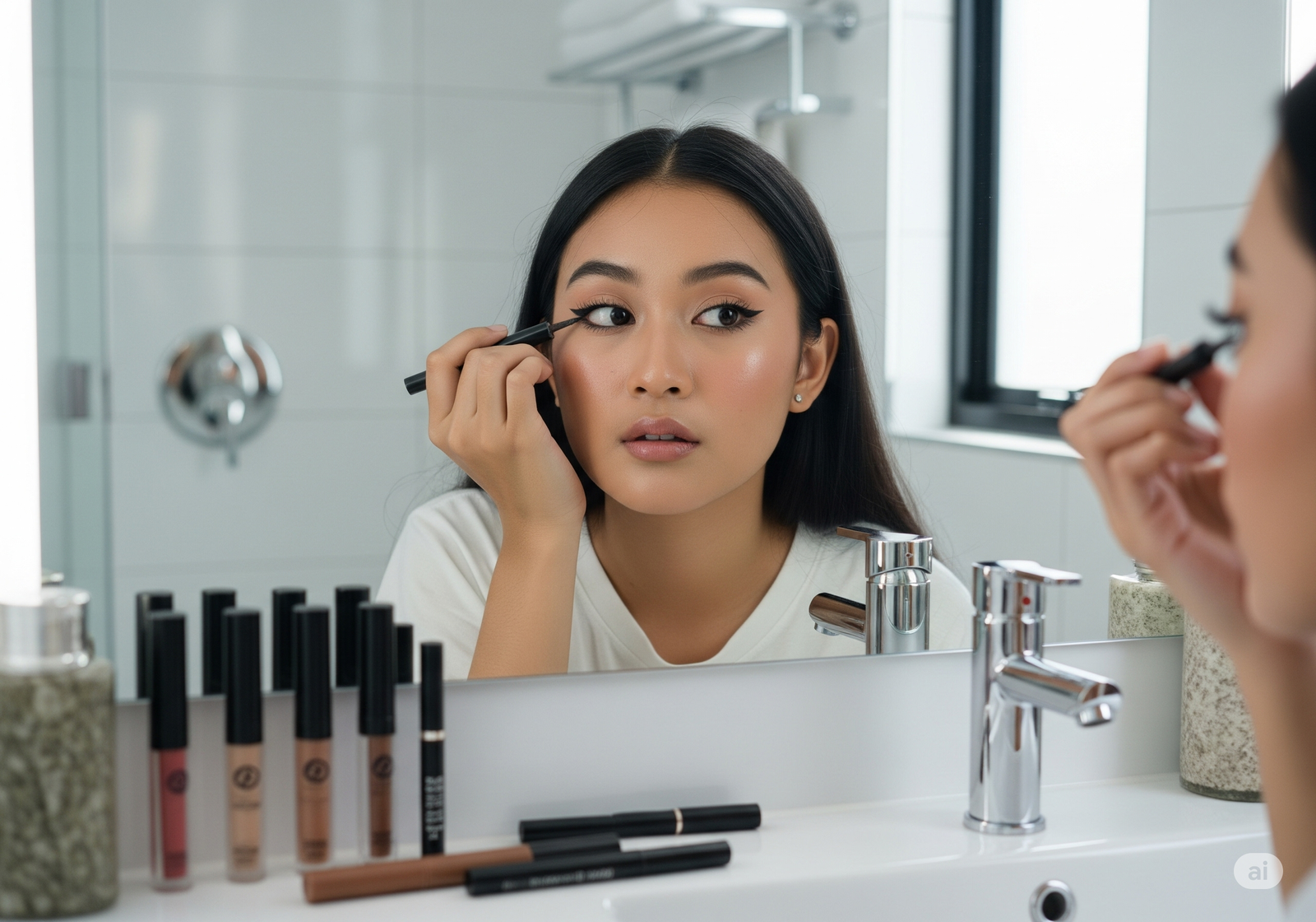 Trik Eyeliner Simpel untuk Mata terlihat Lebih Besar - image 1