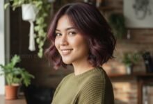 Gaya rambut kekinian glowing pede 1 tn1