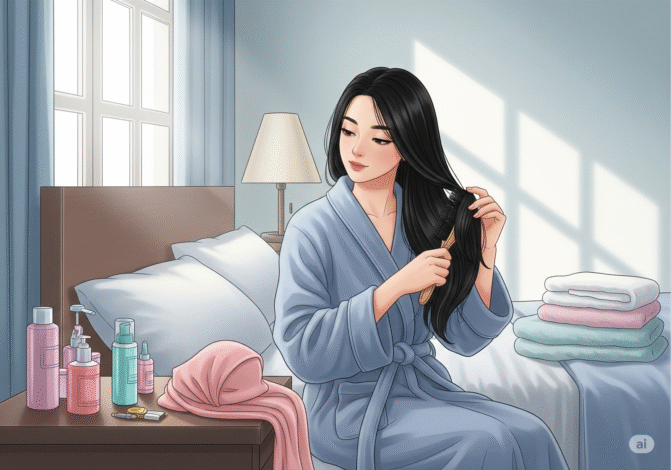 Perawatan rambut berhijab agar tetap sehat dan tidak lepek.png
