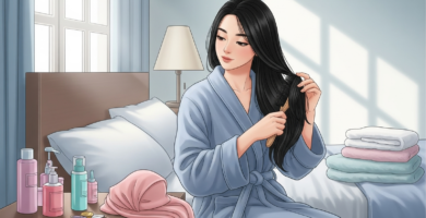 Perawatan rambut berhijab agar tetap sehat dan tidak lepek.png