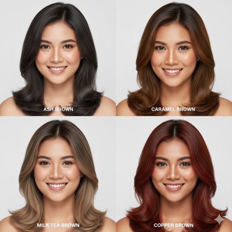 7 Inspirasi Warna Rambut Cokelat Terang untuk Kulit Sawo Matang ...
