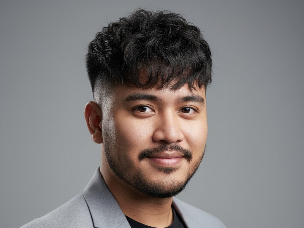 Panduan Potongan Rambut Pria untuk Wajah Bulat 4 cr