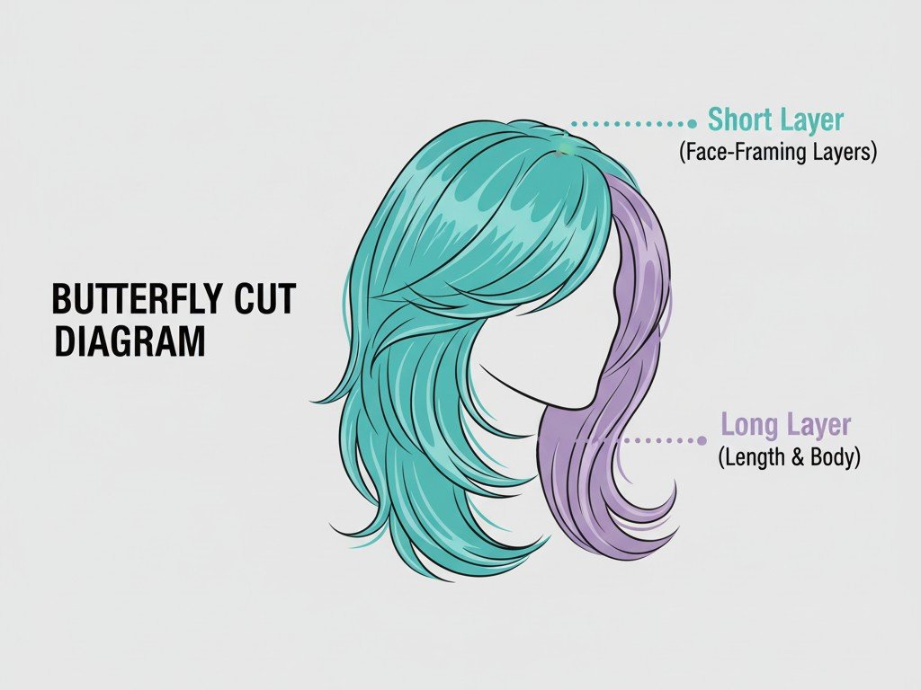 Butterfly Cut Cocok untuk Wajah Apa 2 cr