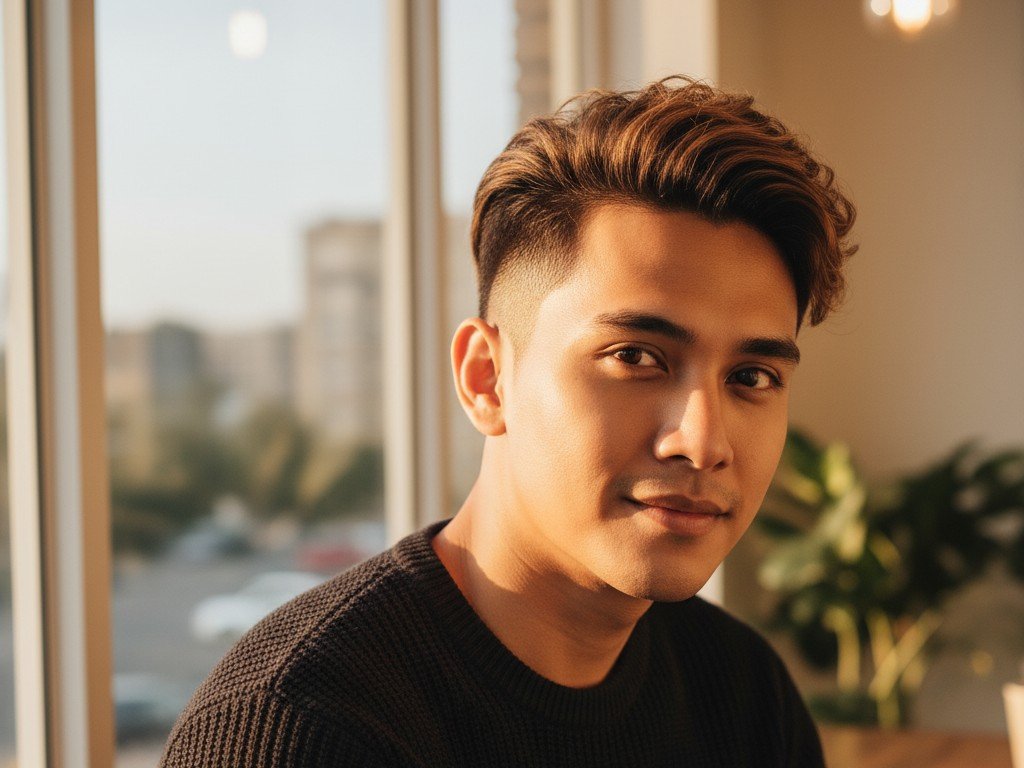 Panduan Warna Rambut Pria 4 cr