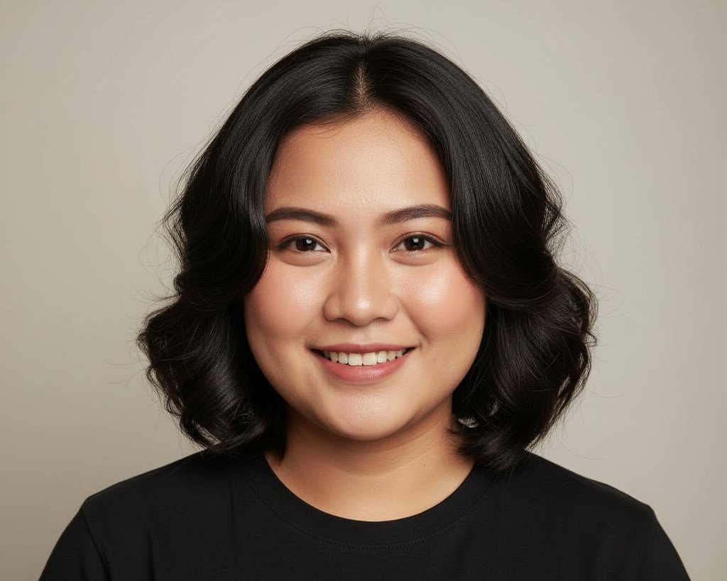 Rambut Bob untuk Wajah Bulat 4 cr