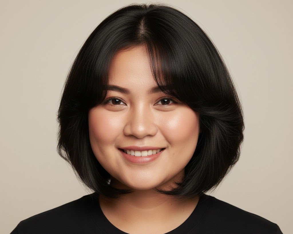 Rambut Bob untuk Wajah Bulat 5 cr