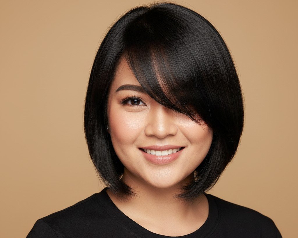 Variasi Bob Modern Anti Gagal untuk Pipi Chubby 5 cr