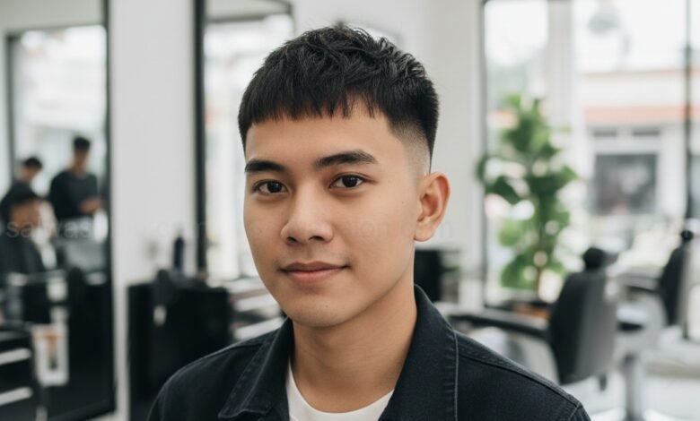 French crop gaya rambut pria cocok semua wajah 1 tn1