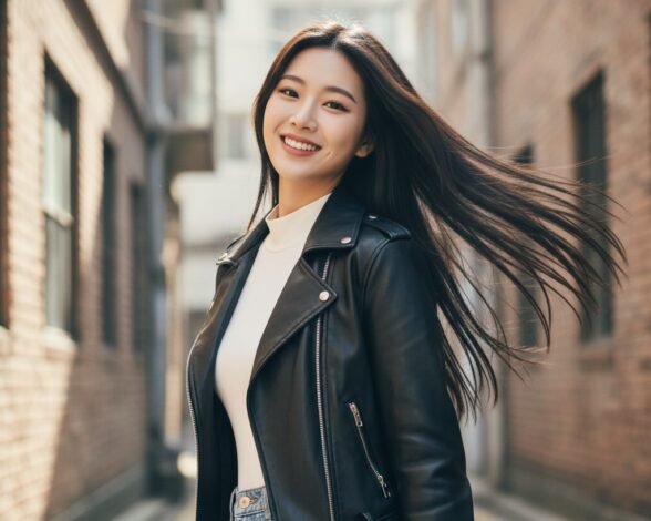 Vintage K Pop inspired outfit 5 cr