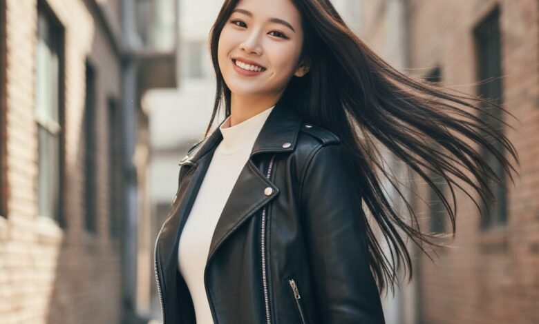 Vintage K Pop inspired outfit 5 cr