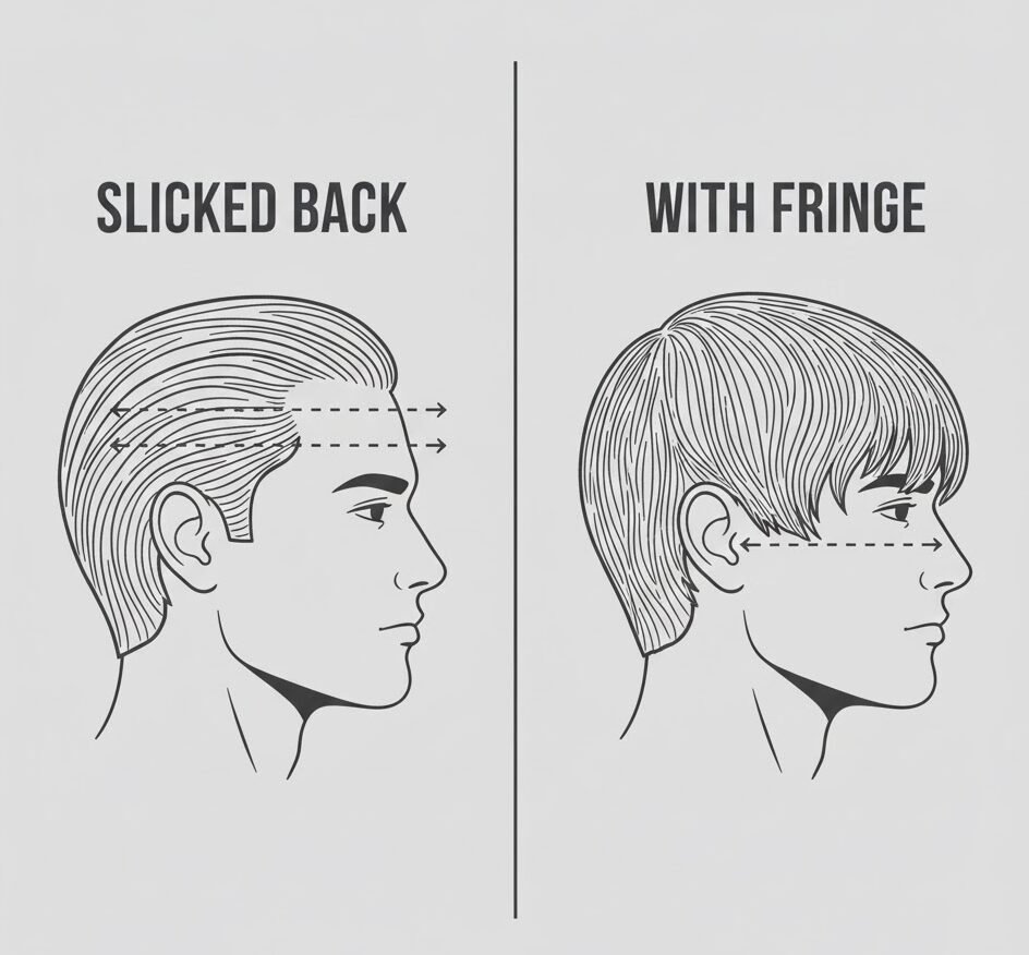 Punya Jidat Lebar? Jangan Minder, Bro! Ini 5 Gaya Rambut Penyelamatnya - ilustrasi 1