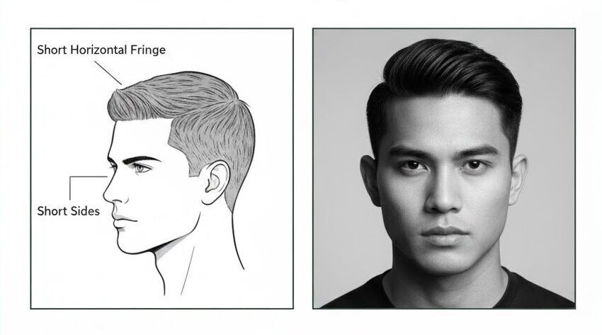 5 Gaya Rambut Pria untuk Jidat Lebar: Auto Ganteng &amp; Pede - ilustrasi 2