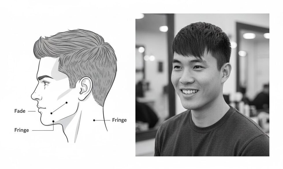 5 Gaya Rambut Pria untuk Jidat Lebar: Auto Ganteng &amp; Pede - ilustrasi 1