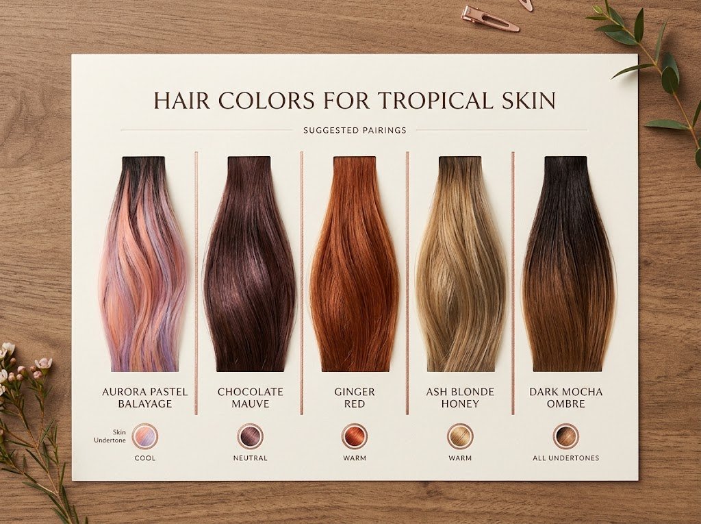 5 Warna Rambut yang Cocok untuk Kulit Sawo Matang dan Cerah - image 1