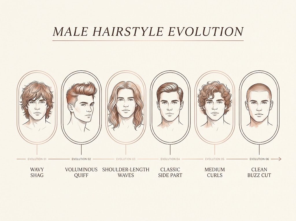 6 Transformasi Gaya Rambut Harry Styles dari Gondrong ke Buzz Cut - Featured