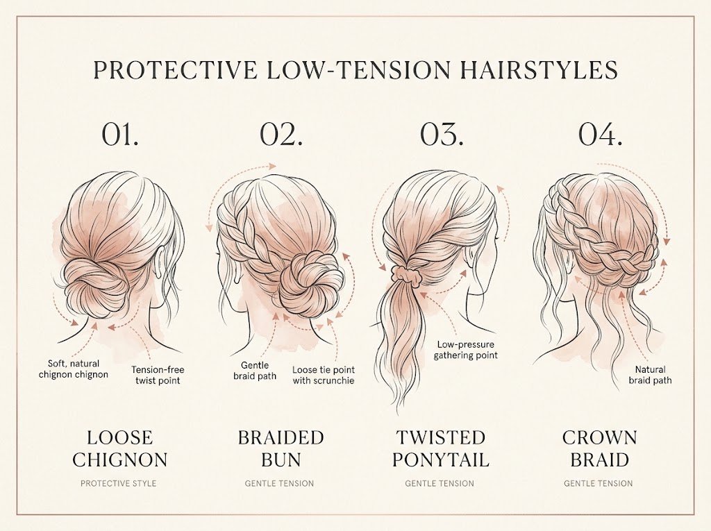 8 Model Rambut Wanita untuk Mengurangi Kerontokan karena Tarikan - image 1