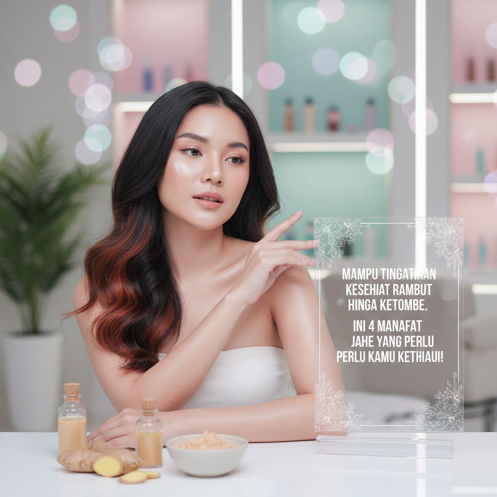 Mampu Tingkatkan Kesehatan Rambut hingga Cegah Ketombe, Ini 4 Manfaat Jahe yang Perlu Kamu Ketahui! - Featured