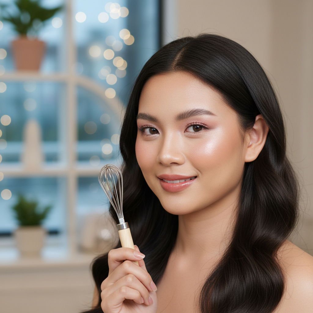 AI Visual: Nggak Cuma Jago Masak, Ikuti Jejak Gemas Chava & Xabiru! Yuk, Tampil Glowing Kayak Mama Rachel Vennya! ✨